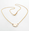 *NEW Half moon necklace GOLD