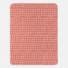 plush throw blanket - pink checkers