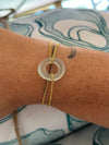 sea glass bracelet