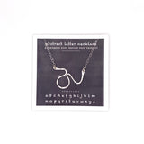 necklace . abstract letters
