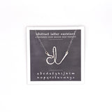 necklace . abstract letters