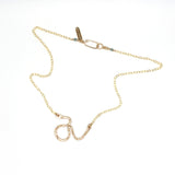 necklace . abstract letters
