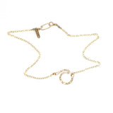 necklace . abstract letters