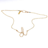 necklace . abstract letters
