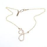 necklace . abstract letters