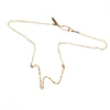 necklace . abstract letters