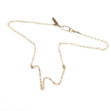 necklace . abstract letters