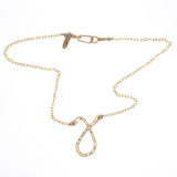 necklace . abstract letters