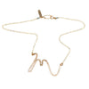 necklace . abstract letters