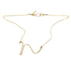 necklace . abstract letters