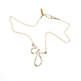 necklace . abstract letters