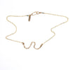 necklace . abstract letters