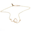 necklace . abstract letters
