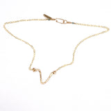 necklace . abstract letters