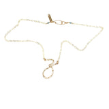 necklace . abstract letters