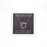 necklace . abstract letters
