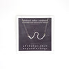 necklace . abstract letters