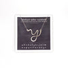 necklace . abstract letters