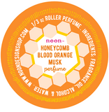 rollerball perfume . honeycomb, blood orange and Egyptian musk