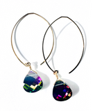 earrings. Raven classic Swarovski