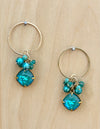 earrings . nouveau clusters