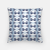artisan pillow case 18 inch . fish