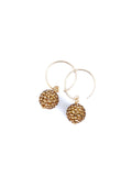 earrings . pave bauble