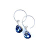 limited edition earrings . (extra small) mini swarovski