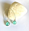 last call . edged teardrops on mini hoops