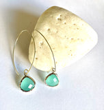 last call . edged teardrops on mini hoops