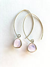 last call . edged teardrops on mini hoops