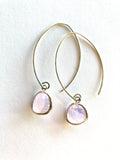 last call . edged teardrops on mini hoops