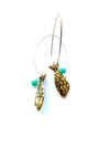 earrings . "catch of the day" fish