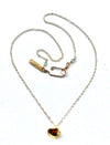 necklace . clam shell