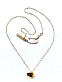 necklace . clam shell