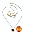 necklace . clam shell