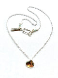 necklace . clam shell