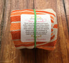 flour sack tea towel . pumpkin
