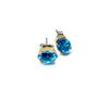 earrings . oval mini swarovski studs