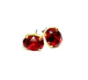 earrings . oval mini swarovski studs