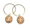 earrings . pave bauble