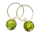 earrings . pave bauble