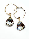 earrings . little round swarovski