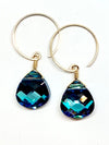 earrings . little round swarovski