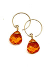 earrings . little round swarovski