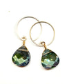 earrings . little round swarovski