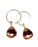 earrings . little round swarovski