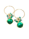 earrings . nouveau clusters