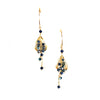 earrings . grecian vines