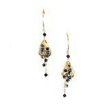 earrings . grecian vines